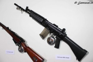 INSAS 5.56mm assault rifle and 0.315 sporting rifle