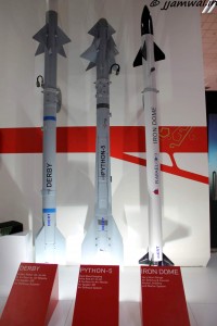 Derby, Python-5 and Iron Dome Missiles