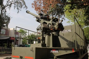 Truck Mounted 105mm gun