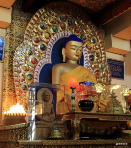 Buddha idol in TsuglagKhang temple