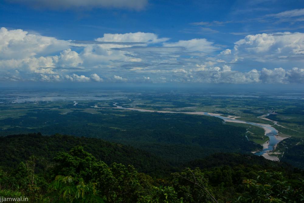 View of India Bangladesh border
