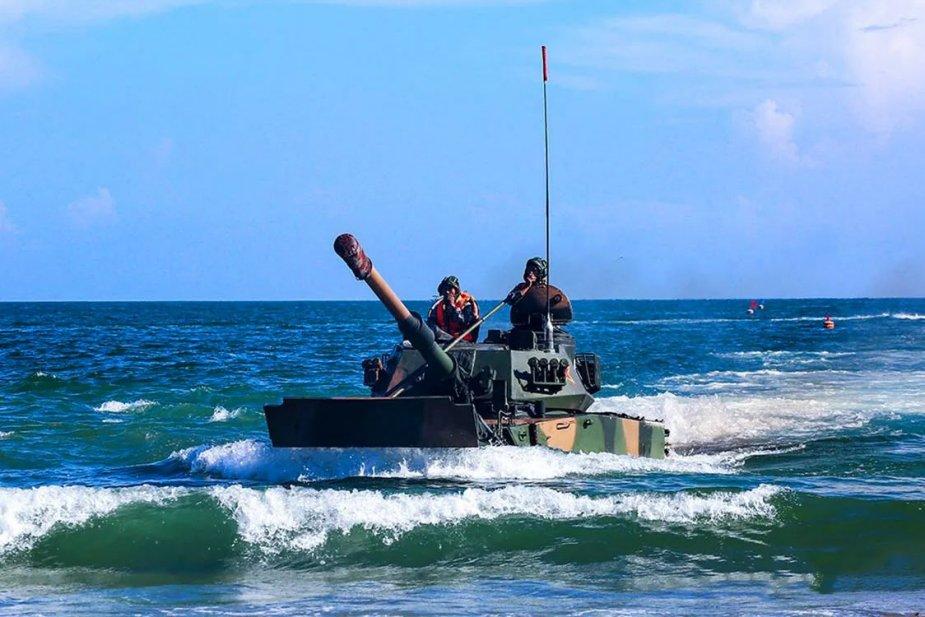 IMAGE 21: Amphibious light tank ZTD-05 of PLA Marine Corps (navyrecognition.com)