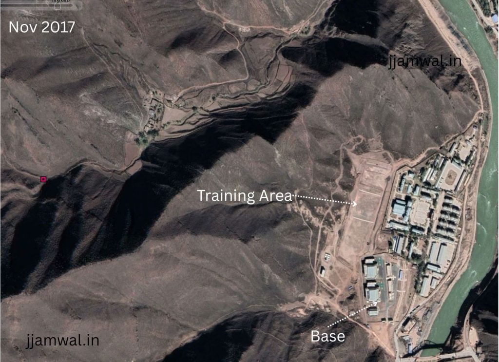 Image 1: Base in 2017 with attached training area